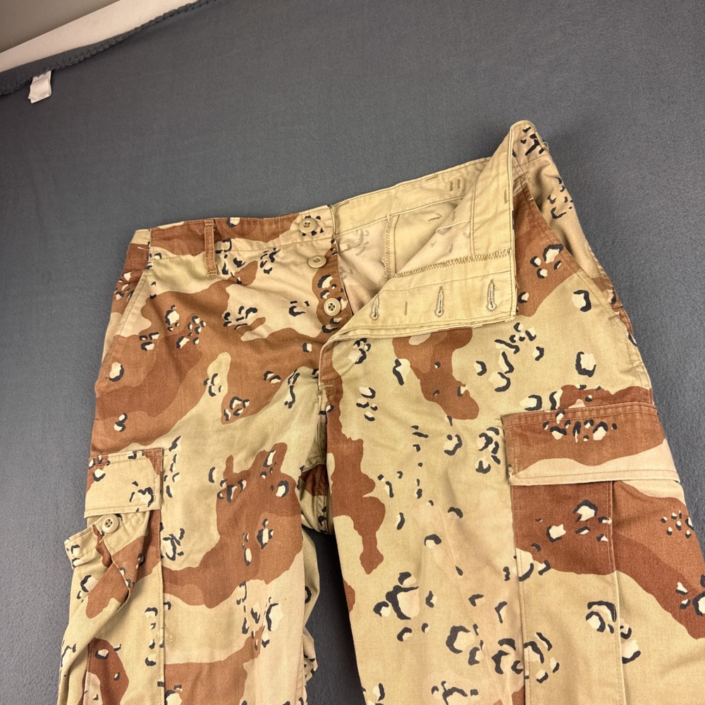 Vintage Chocolate Chip Desert Camo Pants Men's Medium Short 90s Army Military
